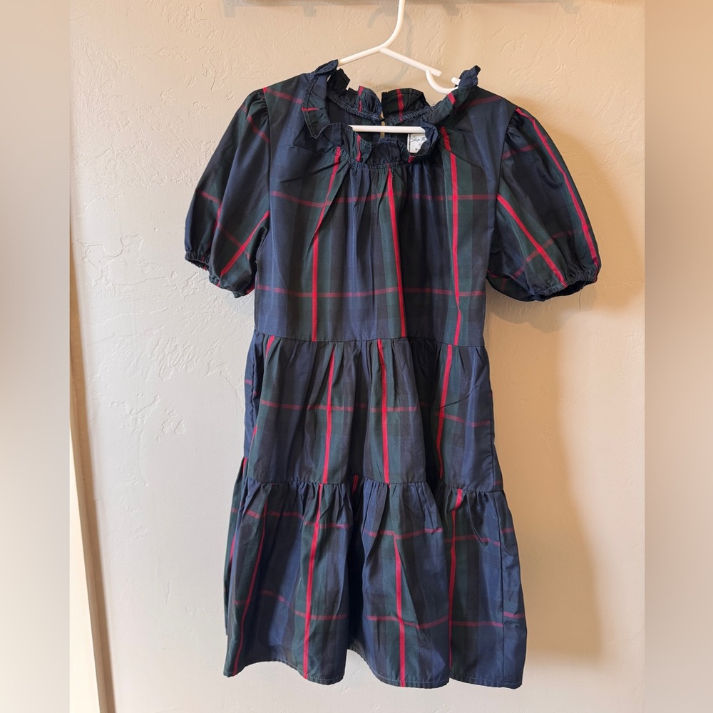 Girls Plaid Dress